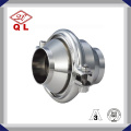 DIN Stainless Steel Sanitary Natural Gas and Medical Non Return Quick Connect Check Valve 6 Inch